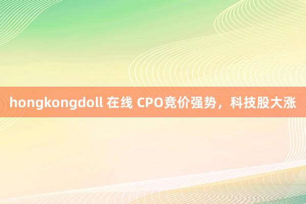hongkongdoll 在线 CPO竞价强势，科技股大涨