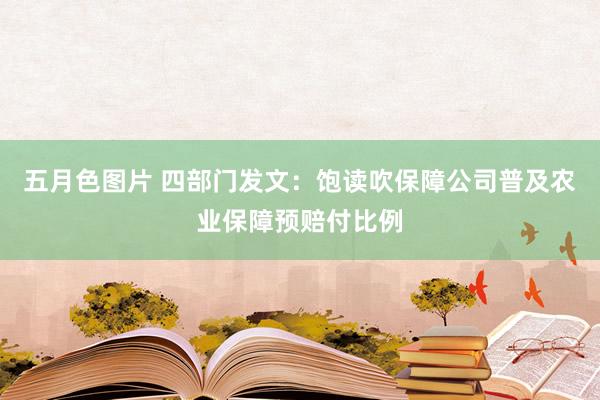 五月色图片 四部门发文：饱读吹保障公司普及农业保障预赔付比例