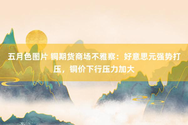 五月色图片 铜期货商场不雅察：好意思元强势打压，铜价下行压力加大